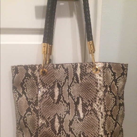 MICHAEL KORS Collection  Python Skorpios Tote - Picture 4 of 8